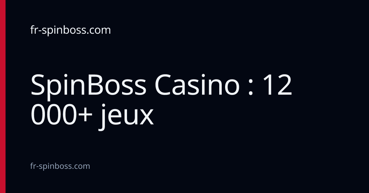Spinboss casino